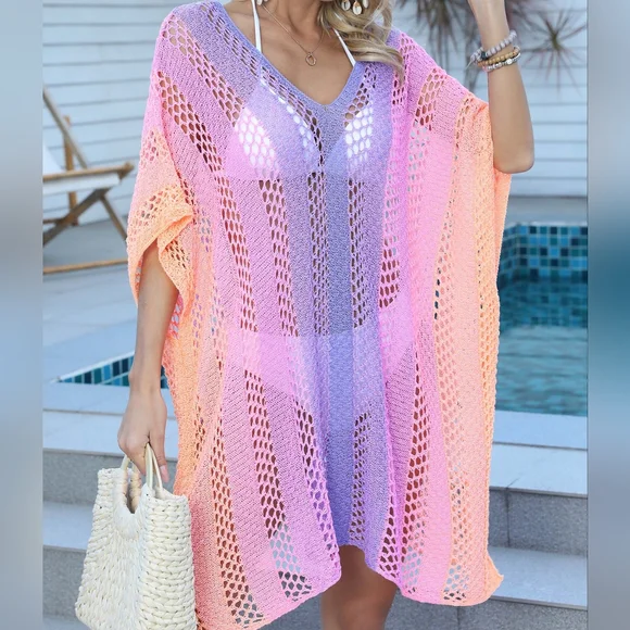 Radiant Glow Contrast Cover-Up - Pink/Purple - Picture 6 of 8